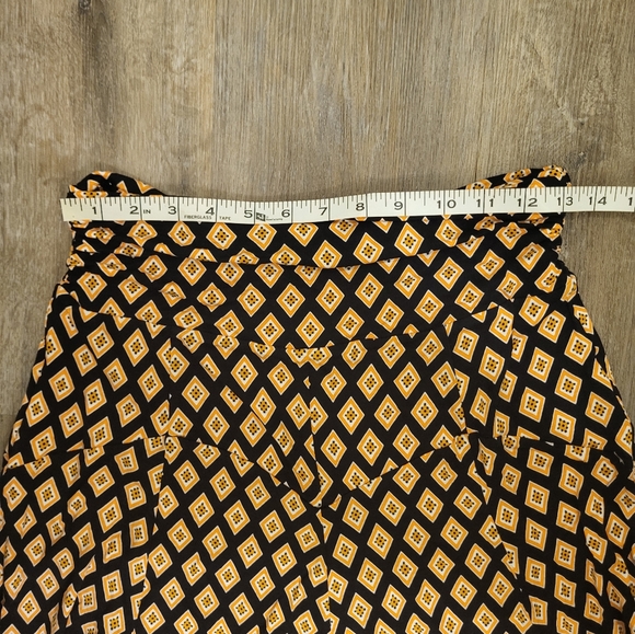 Anthropologie Maeve Diamond Print Maxi Skirt Size Medium - Picture 7 of 10